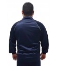 Jaqueta Casaco Flanelado Helanca Plus Size Extra Grande Felpado - azul